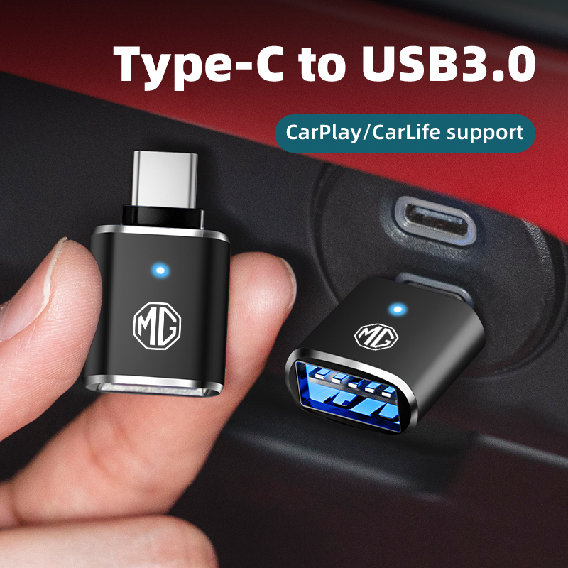 Tech Car Accessories - Auto LED Type C Naar USB