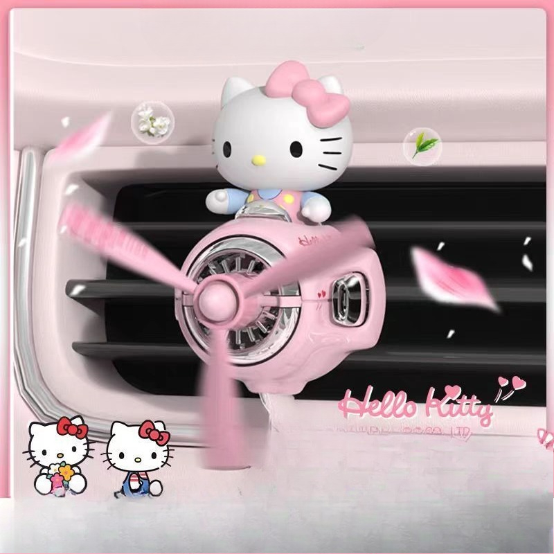 Kawaii Tech Accessories - Leuke Sanrio Hello Kitty Kuromi autoluchtverfrisser,