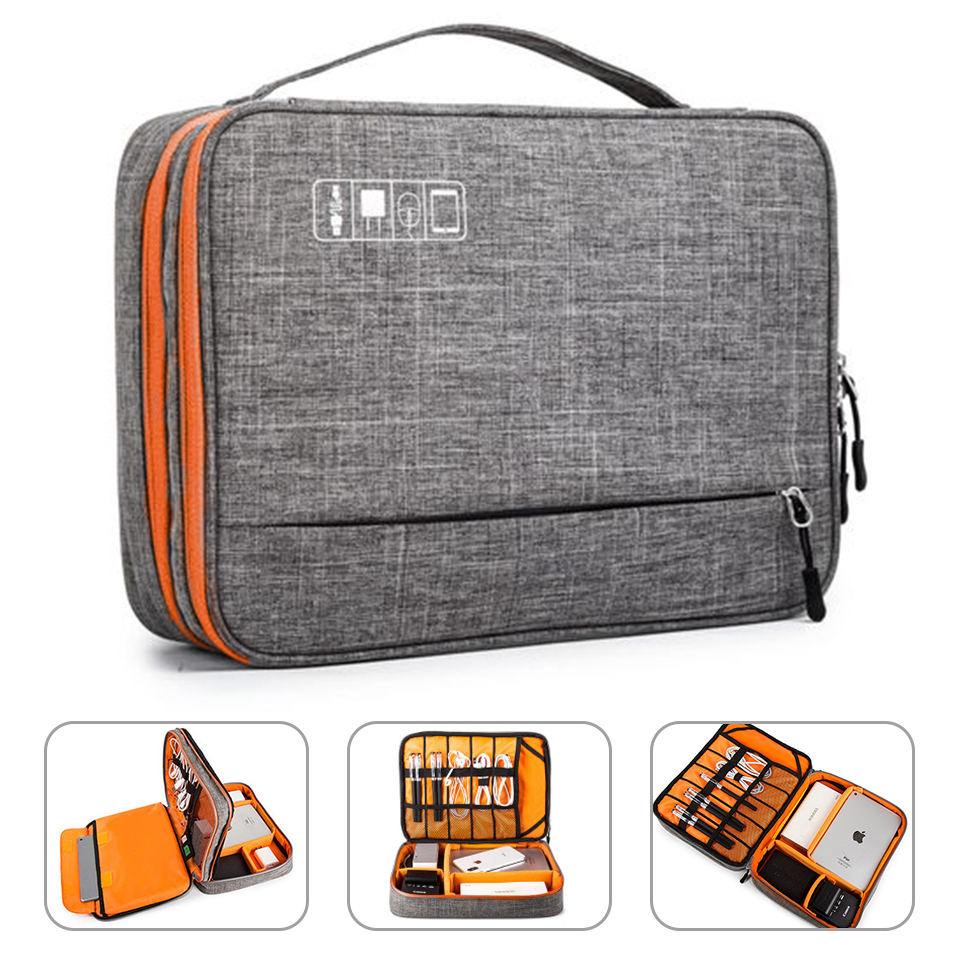 Tech Accessories Case - Double Layer Elektronische Accessoires Game Bag