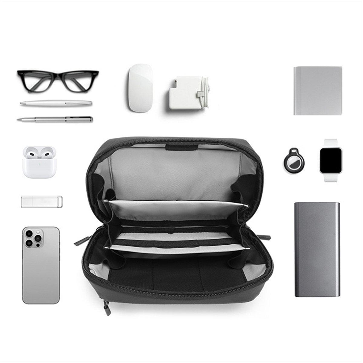 Tech Accessories Travel Organizer Pouch - ☶ ❈ ＊ ♥ AC1578-Waterproof Tech