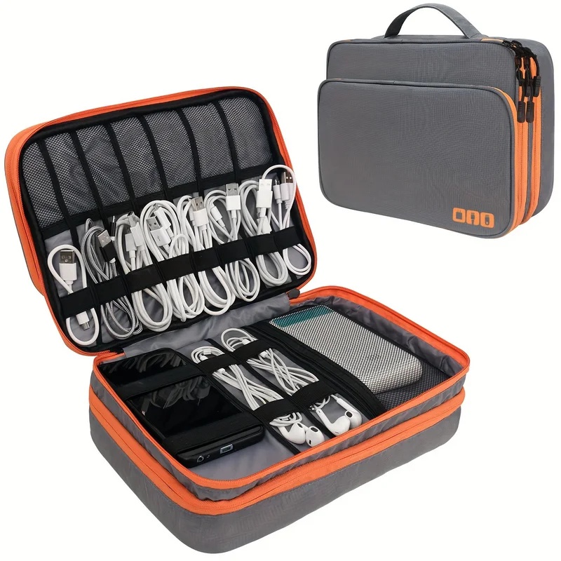 Veelzijdige, gelaagde opbergta - Tech Accessories Case recensie en prijs