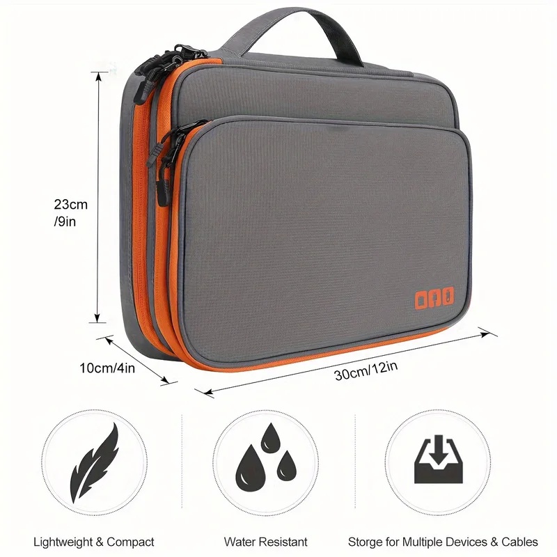 Veelzijdige, gelaagde opbergta - Tech Accessories Case recensie en prijs
